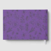 Botanisches Blumenbuch Gästebuch (Rückseite)