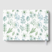 Botanisches Blumenbuch Gästebuch (Rückseite)