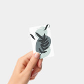 Botanisches Blumendesign Ausweis (Handheld)