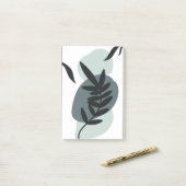 Botanisches Blumendesign Post-it Klebezettel (Auf Schreibtisch)