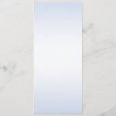 Botanisches Blumenmenü Menükarte (Rückseite)