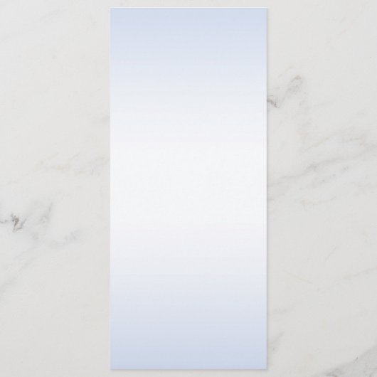 Botanisches Blumenmenü Menükarte (Rückseite)