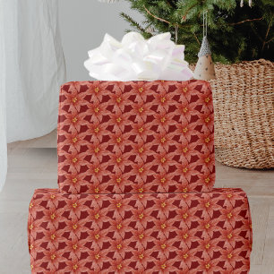Botanisches Blumenmuster der Blume Geschenkpapier