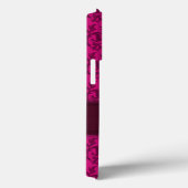 Botanisches Blumenmuster Kangaroo Paws Muster dunk Case-Mate iPhone Hülle (Rückseite / Rechts)