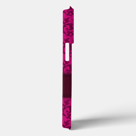 Botanisches Blumenmuster Kangaroo Paws Muster dunk Case-Mate iPhone Hülle (Rückseite / Rechts)