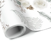 Botanisches Blumenpapier Geschenkpapier (Rolleneckpunkt)