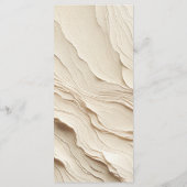 Botanisches Bohemisches Menü aus Elfenbein Menükarte (Rückseite)