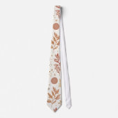 Botanisches Boho-Blumenmuster-Design 396 Krawatte (Vorderseite)
