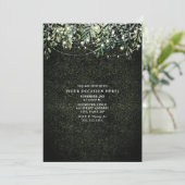 Botanisches Boxwood-Party Einladung (Stehend Vorderseite)