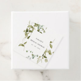 Botanisches Brautparty aus Blättern Geschenkanhänger