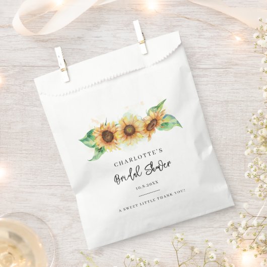 Botanisches Brautparty der Blumenblume Geschenktütchen (Ausgeschnitten)