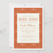 Botanisches Brautparty des modernen Boho Palm Leaf Einladung (Vorderseite)