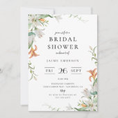 Botanisches Brautparty Einladung (Vorderseite)