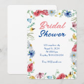 BOTANISCHES BRAUTPARTY EINLADUNG (Vorne/Hinten)