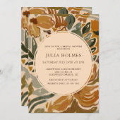 Botanisches Brautparty Einladung (Vorne/Hinten)