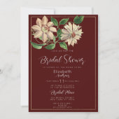 Botanisches Brautparty Einladung (Vorderseite)