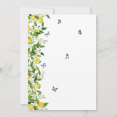 Botanisches Brautparty Einladung (Rückseite)