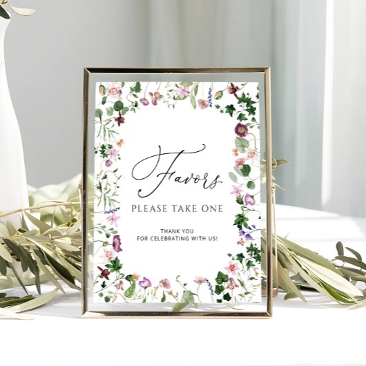 Botanisches Brautparty-Favoriten-Poster Poster