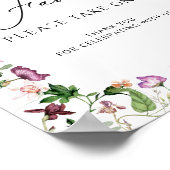 Botanisches Brautparty-Favoriten-Poster Poster (Ecke)