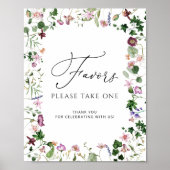 Botanisches Brautparty-Favoriten-Poster Poster (Vorne)