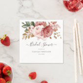 Botanisches Brautparty für Flora und Fauna Serviette (Beispiel)