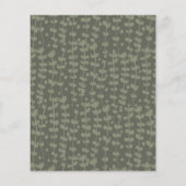 Botanisches Brautparty für Grünflächen (Rückseite)