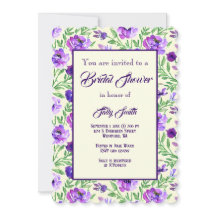 Botanisches Brautparty lila und grün