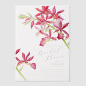 Botanisches Brautparty Pergament Einladungen (Vorderseite)