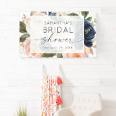 Botanisches Brautparty Pink Floral Banner (Insitu)