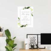 Botanisches Brautparty Poster (Heimbüro)