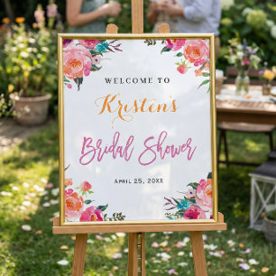 Botanisches Brautparty Poster