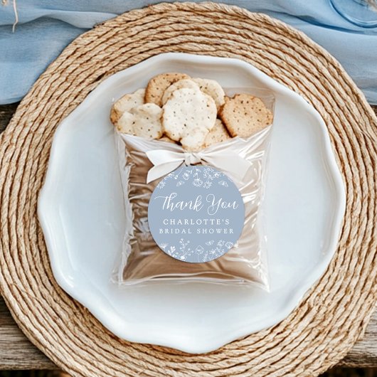 Botanisches Brautparty Runder Aufkleber