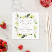 Botanisches Brautparty Serviette (Beispiel)