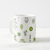 Botanisches Brew Green Kaffeetasse (Vorderseite Links)