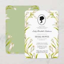 Botanisches Bridgerton-Brautparty mit Grünpflanzen