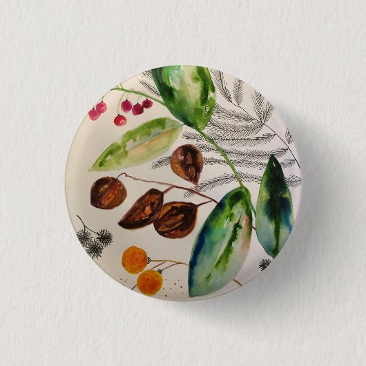 botanisches Button (Vorderseite)