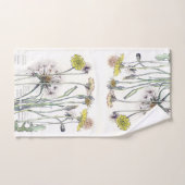 Botanisches Catsear Wildblumen-Bad-Tuch-Set Badhandtuch Set (Handtuch)