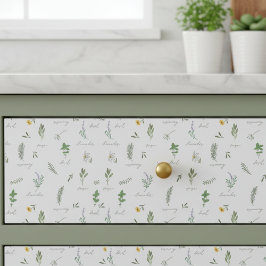 Botanisches Cottagecore-Dekorationspapier Seidenpapier
