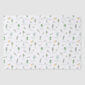 Botanisches Cottagecore-Dekorationspapier Seidenpapier (Vorderseite)