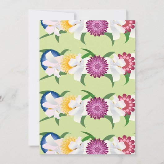 Botanisches Country Boho Rose Frühjahrssommage Save The Date (Rückseite)