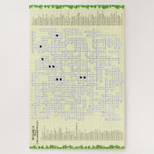 Botanisches Crossword 156 Pflanze zum Funny Giant Puzzle (Vertikal)