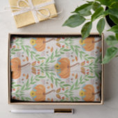 Botanisches Design des Autumn Pumpkin Seidenpapier (Geschenk)