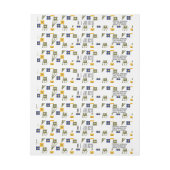 Botanisches Ditsy-Blumengrün-Logo (Bogen)