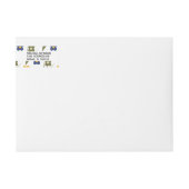 Botanisches Ditsy-Blumengrün-Logo (Vorderseite)