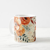 botanisches Eigenblättern Kaffeetasse (Vorderseite Links)