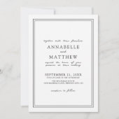 Botanisches Einfaches Wildblume Boho Hochzeit Einladung (Vorderseite)