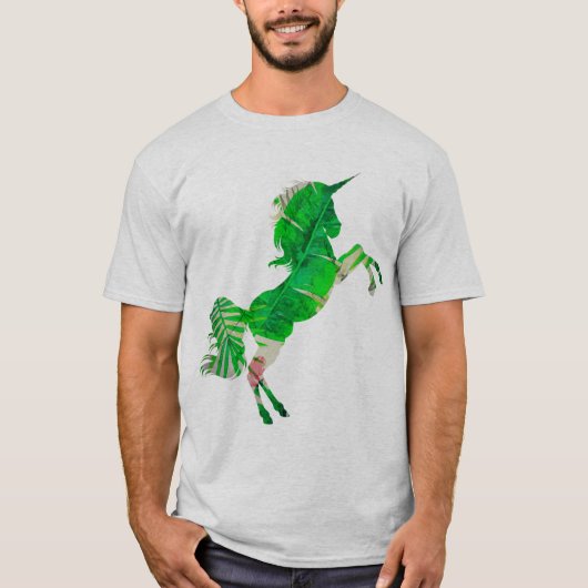 Botanisches Einhorn T-Shirt (Vorderseite)