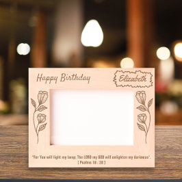 Botanisches Elegantes Flora und Fauna Geätzte Rahmen