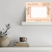 Botanisches Elegantes Flora und Fauna Geätzte Rahmen