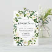 Botanisches Elegantes Probe Einladung (Stehend Vorderseite)